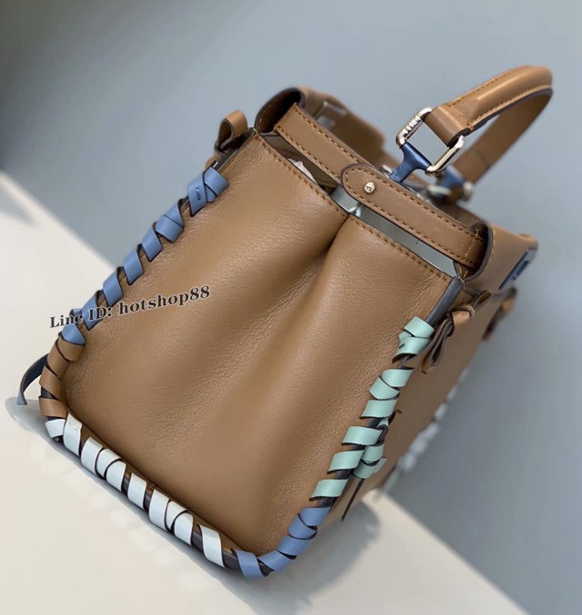 FENDI专柜精品包包 芬迪PEEKABOO升級版 5510S Fendi義大利牛皮手提包 fdzg2415